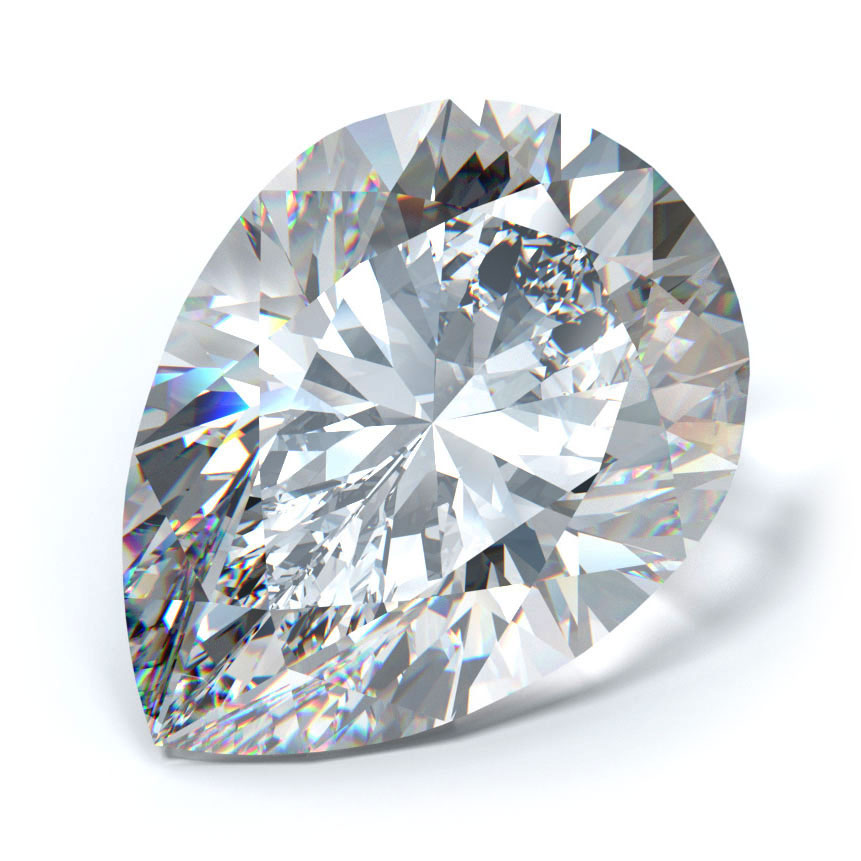 Pear-shape-diamond